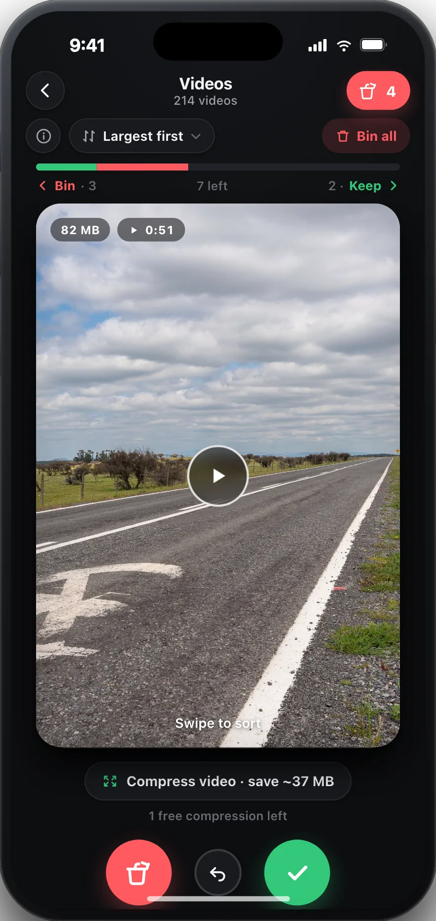 Video compression
